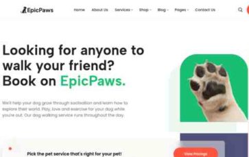 EpicPaws (screenshot desktop)