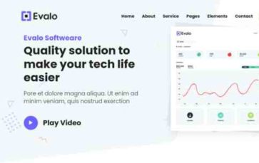 Evalo (screenshot desktop)