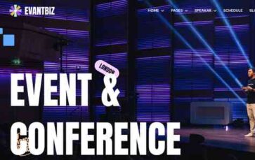 Evantbiz (screenshot desktop)