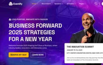 Eventify (AliThemes) - (screenshot desktop)