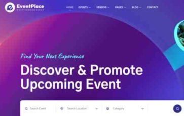 Eventplace (screenshot desktop)