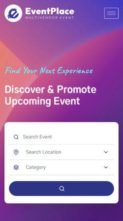 Eventplace (screenshot mobile)