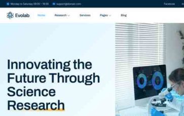 Evolab (screenshot desktop)