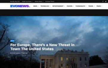 Evonews (screenshot desktop)