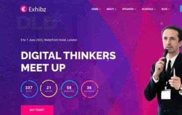 Exhibz (screenshot desktop)