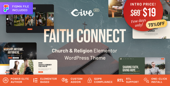Faith Connect (ThemeForest)