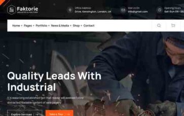 Faktorie (screenshot desktop)