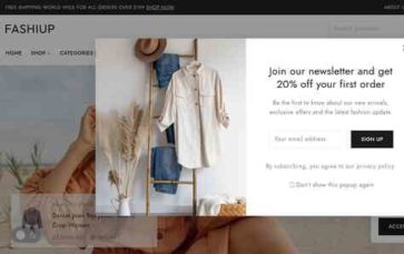 Fashiup (screenshot desktop)
