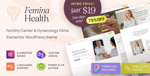 Femina Health (ThemeForest)
