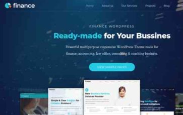 Finance (BoldThemes) (screenshot desktop)