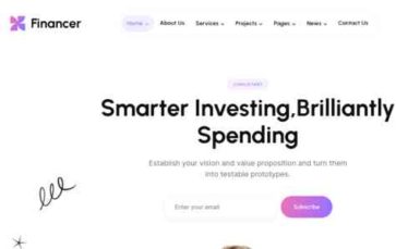 Financer (Template Path) (screenshot desktop)