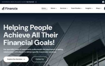 Finanzia (screenshot desktop)