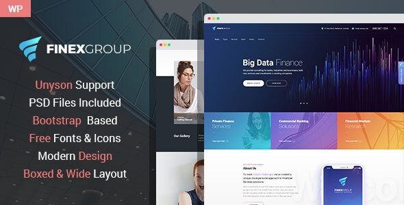 FinExGroup (ThemeForest)