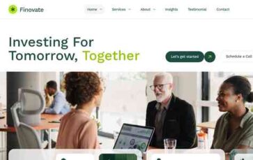 Finovate (screenshot desktop)