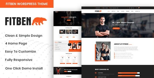 Fitben (ThemeForest)