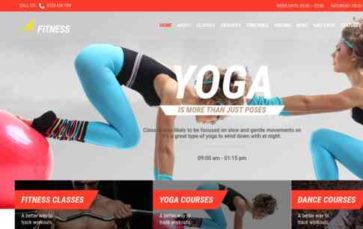 Fitnes, Sport, Gym (screenshot desktop)