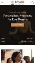Fitvibe (screenshot mobile)