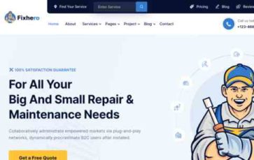 Fixhero (screenshot desktop)