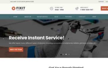 Fixit (wp Organic) - (screenshot desktop)