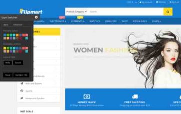 Flipmart (CK Themes) - (screenshot desktop)