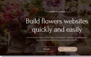 Florist (Templines) - (screenshot desktop)