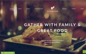 FlyCoffee (screenshot desktop)