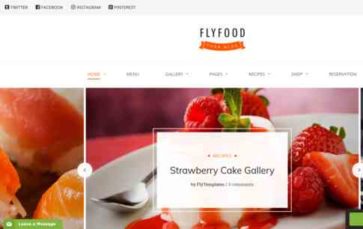FlyFood (screenshot desktop)