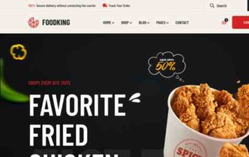 Foodking (screenshot desktop)