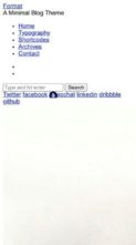 Format (MeanThemes) (screenshot mobile)