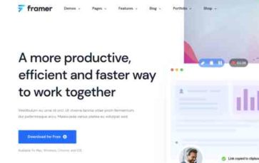 Framer (UiCore) (screenshot desktop)