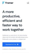 Framer (UiCore) (screenshot mobile)