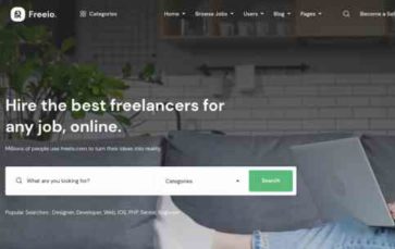Freeio (screenshot desktop)