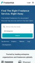 Freelanhub (screenshot mobile)