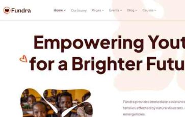 Fundra (screenshot desktop)