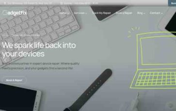 Gadgetfix (screenshot desktop)