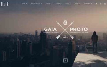 Gaia (WolfThemes) (screenshot desktop)