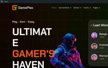 GamePlex (screenshot desktop)