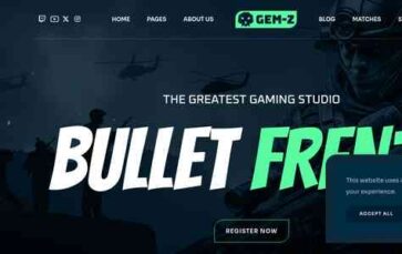 Gamezi (ThemetechMount) - (screenshot desktop)