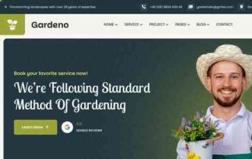 Gardeno (Gossip Themes) - (screenshot desktop)