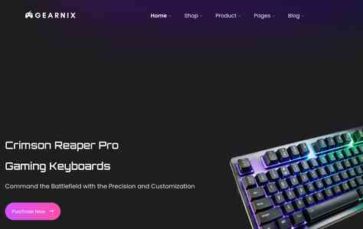 Gearnix (screenshot desktop)