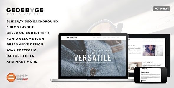 Gedebvge (ThemeForest)