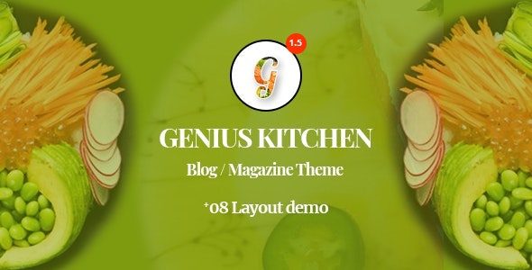Genius Kitchen (ThemeForest)