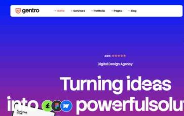 Gentro (screenshot desktop)