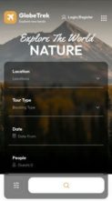 Screenshot Mobile GlobeTrek (screenshot mobile)