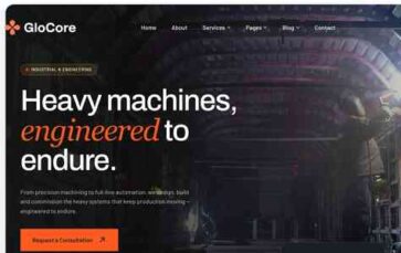 GloCore (screenshot desktop)