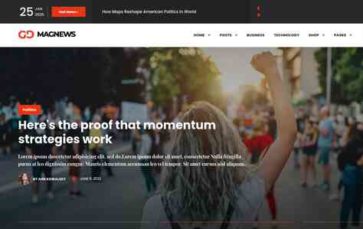 Gmag (screenshot desktop)