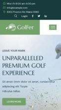 Golfer (screenshot mobile)