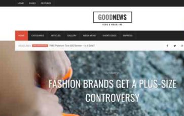 GoodNews (CactusThemes) (screenshot desktop)