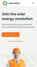 GreenSolar (screenshot mobile)