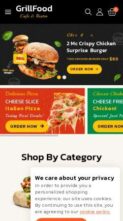 GrillFood (screenshot mobile)